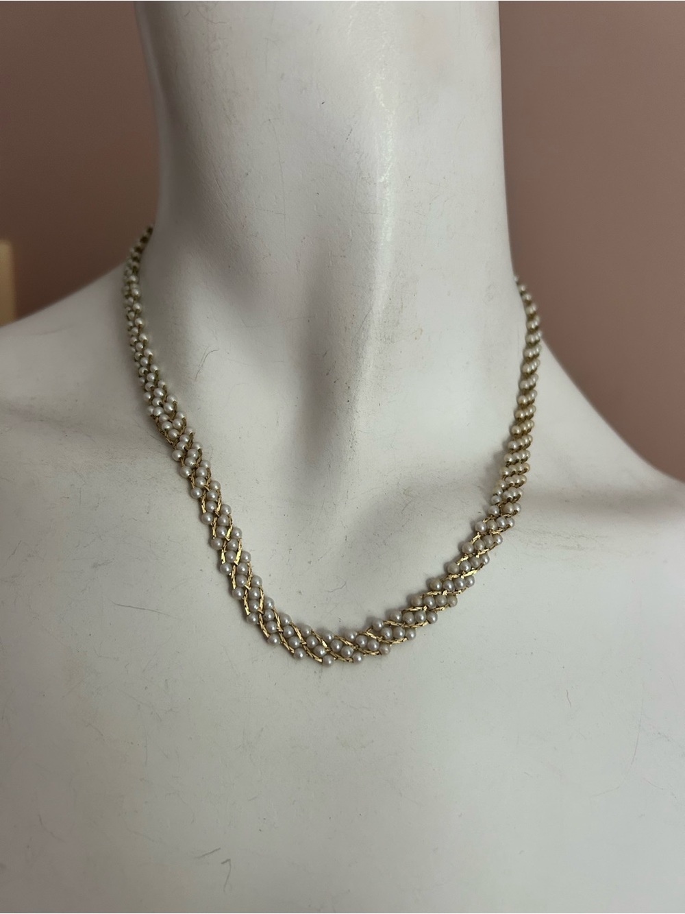 4/$100 Classic Two-Tone Braided Chain Necklace - Gold and Silver